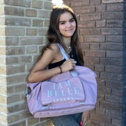 IAM BELLE Reistas Roze / Sporttas / Opvouwbare Reistas / Luiertas / Kerstcadeau -Bagage24 Winkel 1200x1200 642