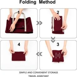 Merkloos Duffelbag - Reistas - Sporttas - Opvouwbare Reistas - Weekendtas - Donkerblauw -Bagage24 Winkel 1200x1200 771