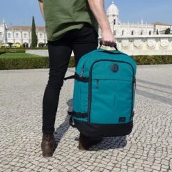 CabinMax Metz Reistas– Handbagage 44L- Rugzak – Schooltas - Backpack 55x40x20cm – Lichtgewicht - Vintage Teal (MZ V-TL) -Bagage24 Winkel 1200x1200 775