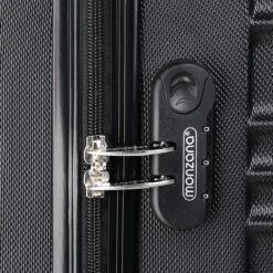 Monzana Kofferset - 4 Stuks S M L XL Met Wielen Cijferslot - Zwart -Bagage24 Winkel 1200x1200 81