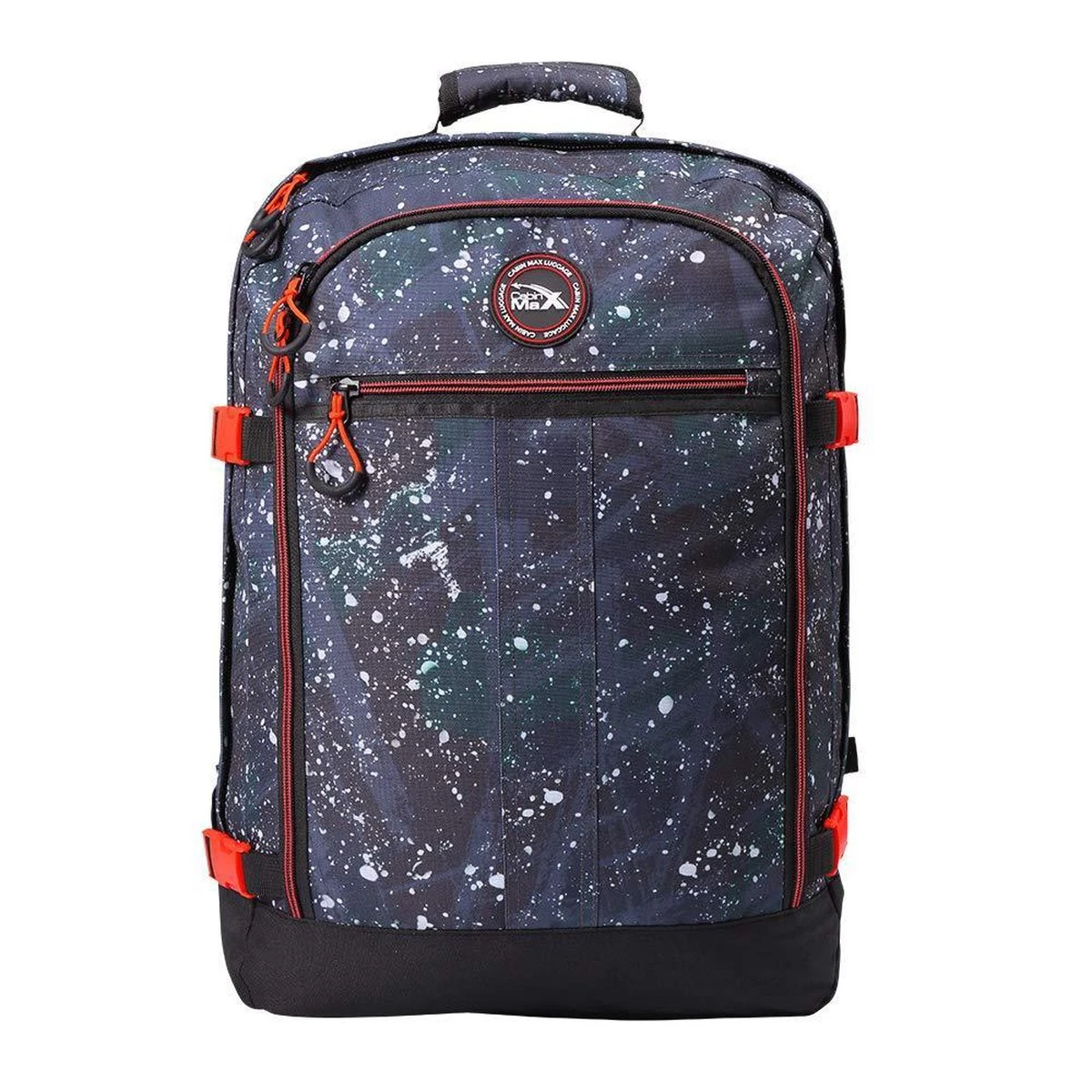 CabinMax Metz Reistas– Handbagage 44L- Rugzak – Schooltas - Backpack 55x40x20cm – Lichtgewicht - Zwart Nocturna (MZ SP-NA) 7 CabinMax Metz Reistas– Handbagage 44L- Rugzak – Schooltas - Backpack 55x40x20cm – Lichtgewicht - Zwart Nocturna (MZ SP-NA) - Afbeelding 5