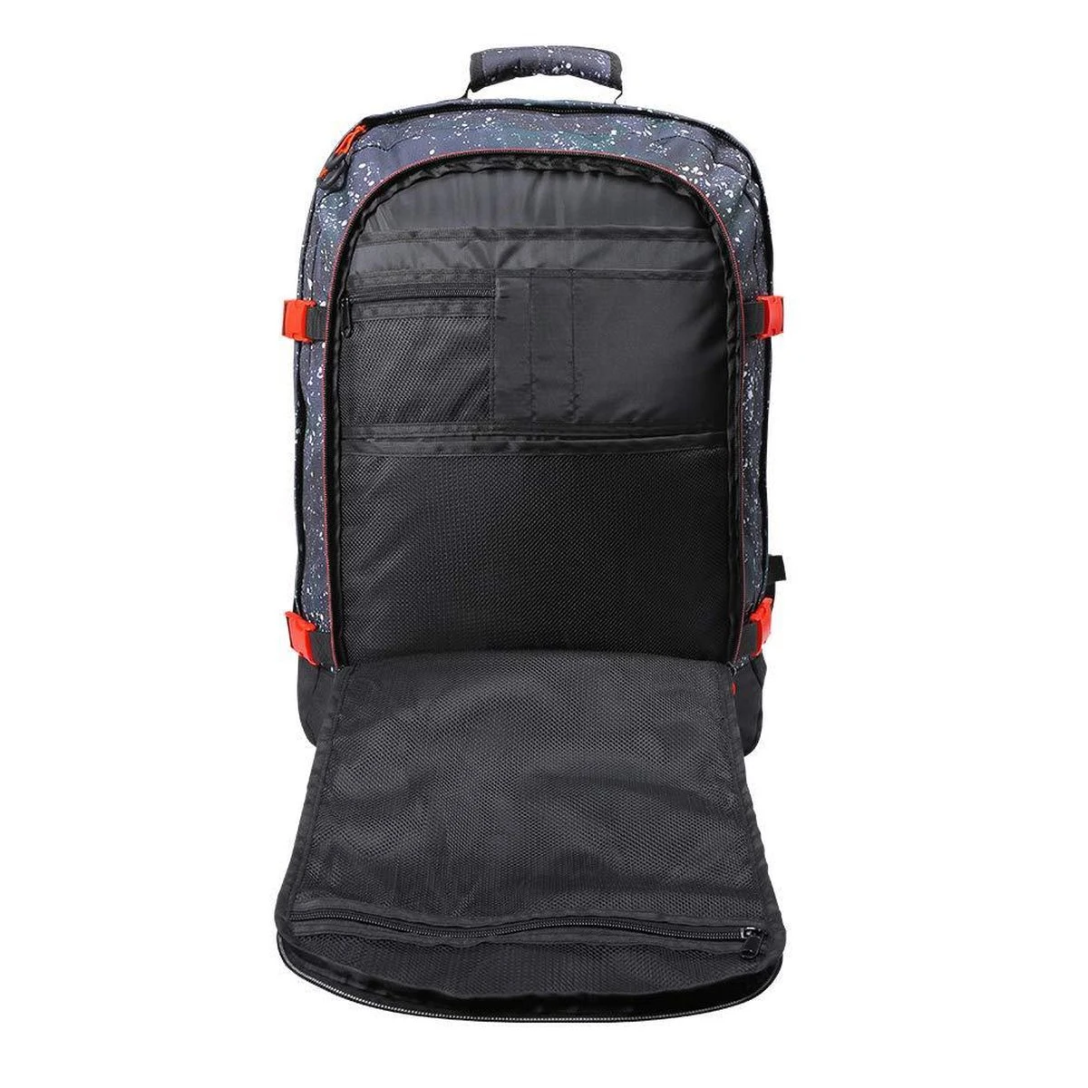 CabinMax Metz Reistas– Handbagage 44L- Rugzak – Schooltas - Backpack 55x40x20cm – Lichtgewicht - Zwart Nocturna (MZ SP-NA) 10 CabinMax Metz Reistas– Handbagage 44L- Rugzak – Schooltas - Backpack 55x40x20cm – Lichtgewicht - Zwart Nocturna (MZ SP-NA) - Afbeelding 8
