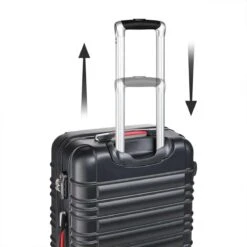 Monzana Kofferset - 4 Stuks S M L XL Met Wielen Cijferslot - Zwart -Bagage24 Winkel 1200x1200 84