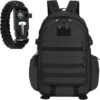 Waterdichte Rugzak Tactical Backpack Met Gratis Paracord - Vierdaagse Wandelrugzak - Schooltas Reistas Handbagage Zwart 2 Waterdichte Rugzak Tactical Backpack Met Gratis Paracord - Vierdaagse Wandelrugzak - Schooltas Reistas Handbagage Zwart -Bagage24 Winkel 1200x1200 855