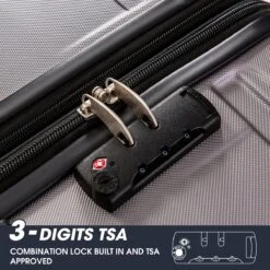 Merax 3-delig Kofferset Met TSA Slot - Trolleyset ABS 40L, 70L & 110 Liter - Grijs 14 Merax 3-delig Kofferset Met TSA Slot - Trolleyset ABS 40L, 70L & 110 Liter - Grijs -Bagage24 Winkel 1200x1200 88