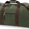 Canvas Weekendtas/reistas Donker/legergroen 45 Liter - Vintage Reistassen/weekendtassen - Tassen Voor Dames/heren/volwassenen -Bagage24 Winkel 1200x697
