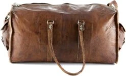 Duffeltas Weekendtas 50 X 24 X 24 Cm - Echte Leder - Cognac Bruin Leder – Reistas - Sporttas 19 Duffeltas Weekendtas 50 X 24 X 24 Cm - Echte Leder - Cognac Bruin Leder – Reistas - Sporttas -Bagage24 Winkel 1200x725 1