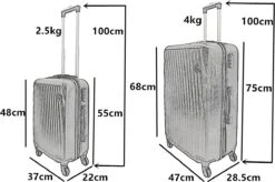 SB Travelbags Kofferset - 2 Delige -Blauw - 75cm/55cm -Bagage24 Winkel 1200x797 4