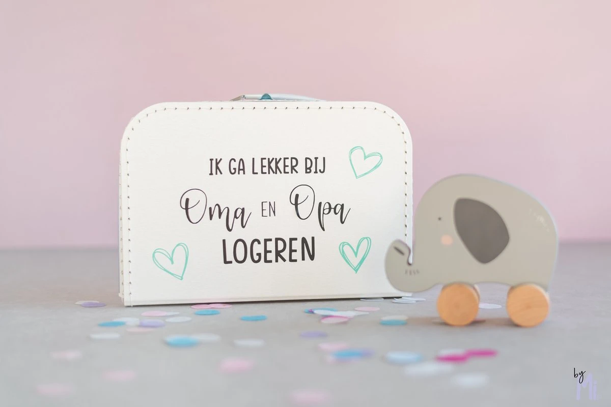 Merkloos ByMi |Koffertje Ik Ga Lekker Logeren Bij Opa En Oma| Aankondiging| Zwangerschap| Kraam Cadeau| Zwanger| Gepersonaliseerd 3 Merkloos ByMi |Koffertje Ik Ga Lekker Logeren Bij Opa En Oma| Aankondiging| Zwangerschap| Kraam Cadeau| Zwanger| Gepersonaliseerd