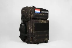 Backpack | Waterdicht | Rugzak | Rugtas | Dagrugzak | Wandelen | Hike Rugzak | Schooltas | 45 Liter | Black Camo