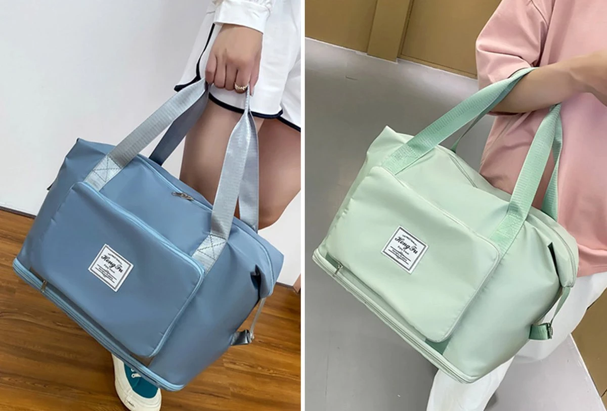 Merkloos Opvouwbare Handbagage Reistas – Opvouwbaar Tot 28 X 18 Cm – Roze 19 Merkloos Opvouwbare Handbagage Reistas – Opvouwbaar Tot 28 X 18 Cm – Roze - Afbeelding 17