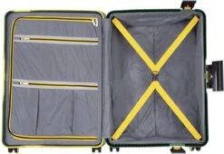 CarryOn Steward TSA Reiskoffer - 65cm Trolley Met Kliksloten - Dubbele Wielen - Groen 21 CarryOn Steward TSA Reiskoffer - 65cm Trolley Met Kliksloten - Dubbele Wielen - Groen -Bagage24 Winkel 1200x827