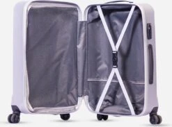 ©TROLLEYZ - Bali No.22 - Reiskoffer 78cm Met TSA Slot - Dubbele Wielen - 360° Spinners - 100% ABS - Reiskoffer In Metallic Grey -Bagage24 Winkel 1200x888 1