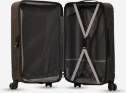 ©TROLLEYZ Florence No.7 - Reiskoffer 69 Cm - Night Black -Bagage24 Winkel 1200x888