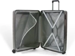 ©TROLLEYZ - Amsterdam No.9 - Reiskoffer 69cm Met TSA Slot - Dubbele Wielen - 360° Spinners - 100% ABS - Reiskoffer In Cloudy Grey -Bagage24 Winkel 1200x892 1