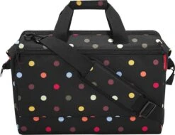 Reisenthel Allrounder L Pocket Reistas - 32L - Dots Zwart -Bagage24 Winkel 1200x923 1