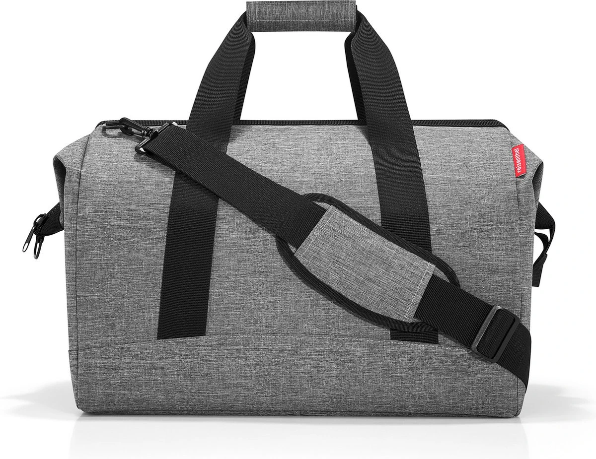 Reisenthel Allrounder L Reistas Sporttas - Maat L - 30L - Twist Silver Grijs 4 Reisenthel Allrounder L Reistas Sporttas - Maat L - 30L - Twist Silver Grijs - Afbeelding 2