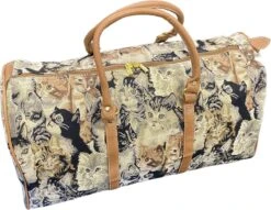 Leonardo Weekendtas Cats 50Liter Limited Edition - Reistas - 50x30x30 - Duffelbag Poes Kittens -Bagage24 Winkel 1200x927 1