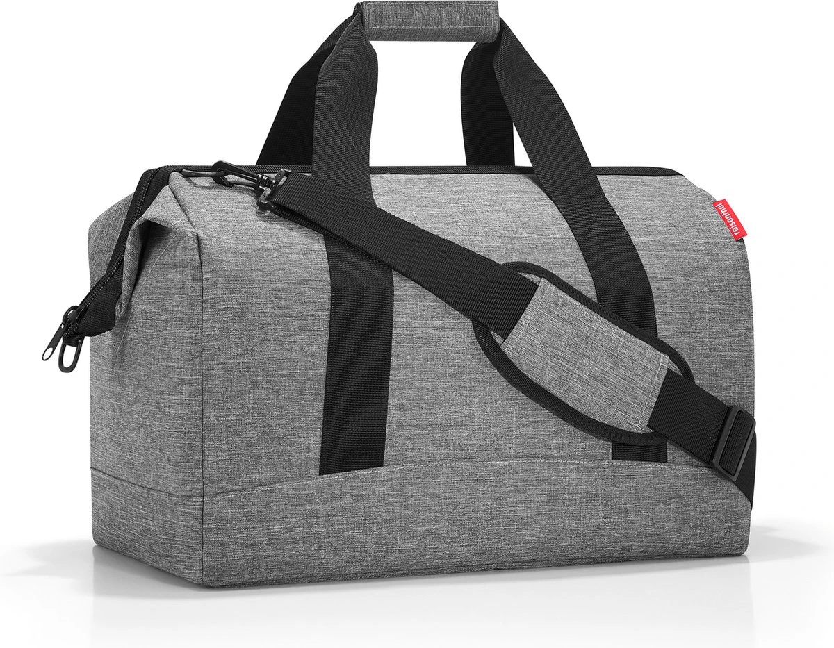 Reisenthel Allrounder L Reistas Sporttas - Maat L - 30L - Twist Silver Grijs 3 Reisenthel Allrounder L Reistas Sporttas - Maat L - 30L - Twist Silver Grijs