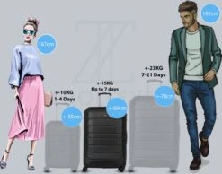 ©TROLLEYZ - Amsterdam No.9 - Reiskoffer 69cm Met TSA Slot - Dubbele Wielen - 360° Spinners - 100% ABS - Reiskoffer In Night Black -Bagage24 Winkel 1200x942 1