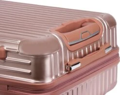 Royal Swiss - Kofferset - Cijferslot- Lichtgewicht Koffer - 4 Wielen- Rosé Gold -Bagage24 Winkel 1200x955 3