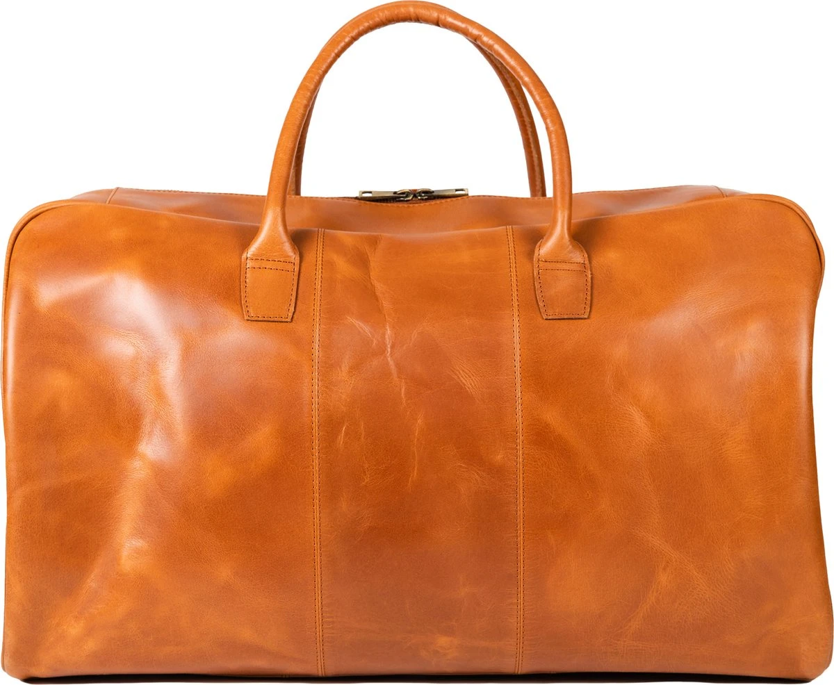 NEGOTIA Delta - Leren Weekendtas - Leren Reistas - Duffel Bag - 100% Luxe Top-Grain Leer - Bruin 4 NEGOTIA Delta - Leren Weekendtas - Leren Reistas - Duffel Bag - 100% Luxe Top-Grain Leer - Bruin - Afbeelding 2