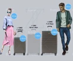 ©TROLLEYZ - Amsterdam No.9 - Kofferset 2 Delig - 55cm+78cm Met TSA Slot - Dubbele Wielen - 360° Spinners - 100% ABS - Reiskoffers In Cloudy Grey -Bagage24 Winkel 1200x997 1