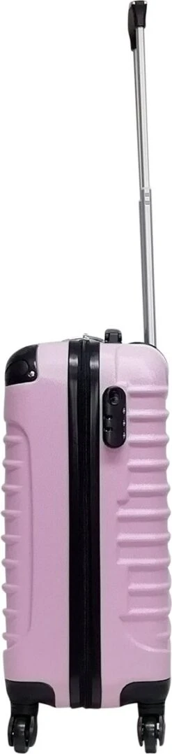 Castillo Quadrant 2 Delige ABS Kofferset (XL+S) - Soft Pink -Bagage24 Winkel 275x1200
