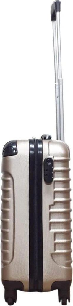 Castillo Quadrant 2 Delige ABS Kofferset (XL + S) - Champagne -Bagage24 Winkel 287x1200