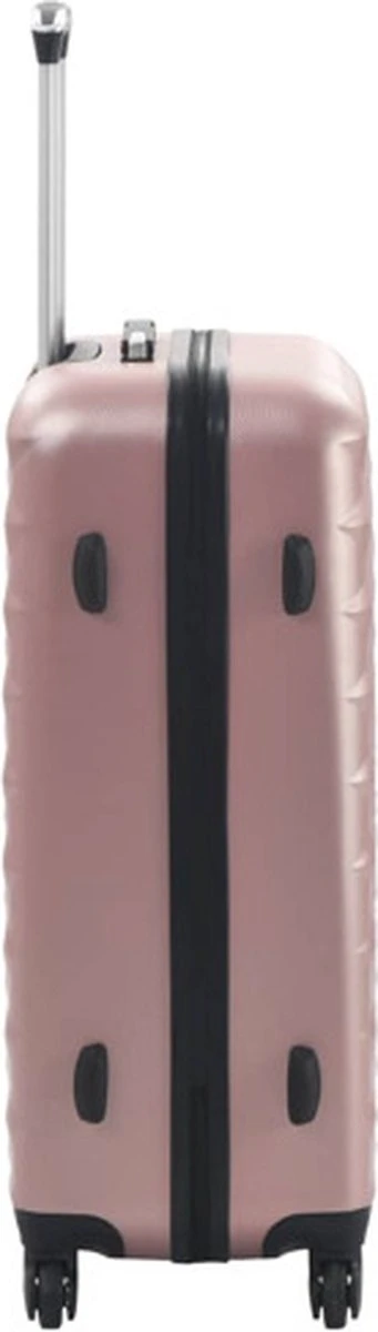 VidaXL 3-delige Harde Kofferset ABS Roségoud 6 VidaXL 3-delige Harde Kofferset ABS Roségoud - Afbeelding 4