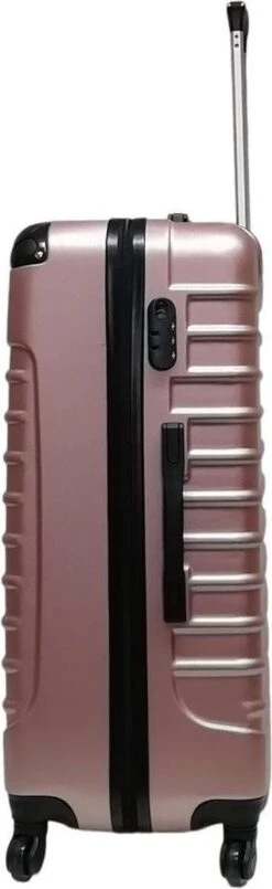 Castillo Quadrant 2 Delige ABS Kofferset (XL + S) - Rosé Gold -Bagage24 Winkel 368x1200