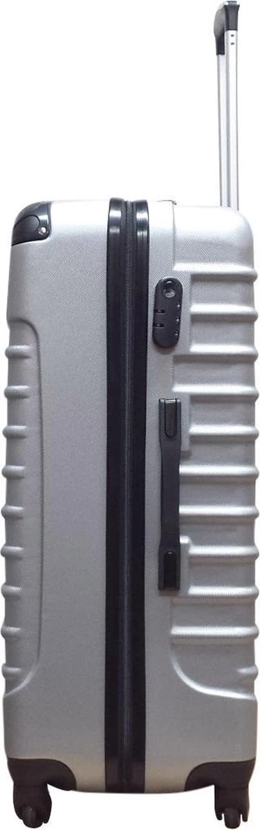 Castillo Quadrant 2 Delige ABS Kofferset (XL + S) - Zilver 7 Castillo Quadrant 2 Delige ABS Kofferset (XL + S) - Zilver - Afbeelding 5