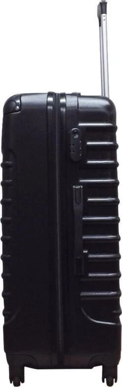 Castillo Quadrant 2 Delige ABS Kofferset (XL + S) - Zwart -Bagage24 Winkel 379x1200