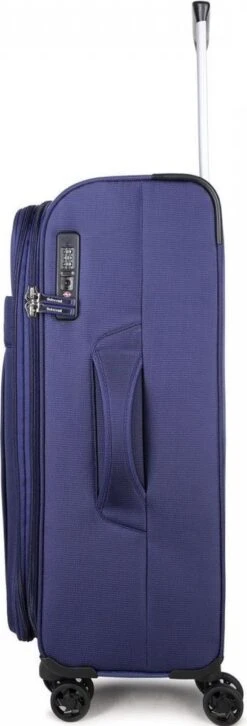 Decent D-Upright Large Koffer - 76 Cm Expandable - TSA Slot - Donkerblauw -Bagage24 Winkel 408x1200