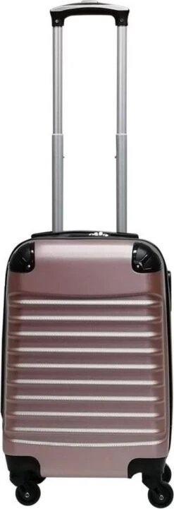 Castillo Quadrant 2 Delige ABS Kofferset (XL + S) - Rosé Gold -Bagage24 Winkel 411x1200