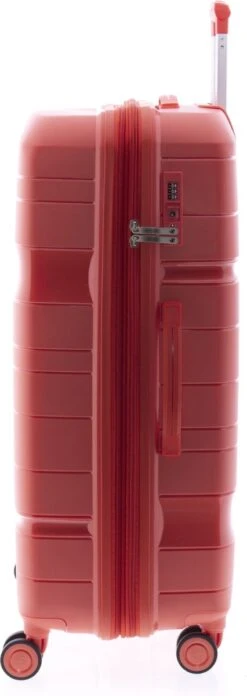 Gladiator Boxing Middelgrote Koffer Expandable 67 Cm 70/80 Liter TSA Slot - Koraalrood -Bagage24 Winkel 426x1200