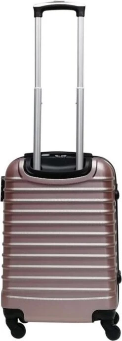Castillo Quadrant 2 Delige ABS Kofferset (XL + S) - Rosé Gold -Bagage24 Winkel 431x1200