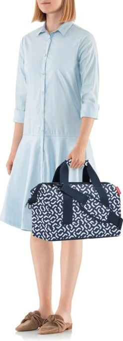Reisenthel Allrounder M Reistas Sporttas - 18L - Signature Navy Blauw -Bagage24 Winkel 435x1200 3