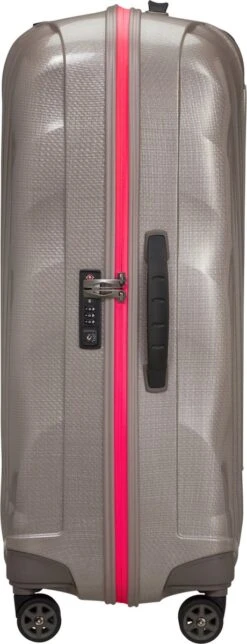 Samsonite Reiskoffer - C-Lite Spinner Uitbreidbaar (4 Wielen) 75 Cm - Pearl/Fuchsia - 2.8 Kg -Bagage24 Winkel 460x1200 3