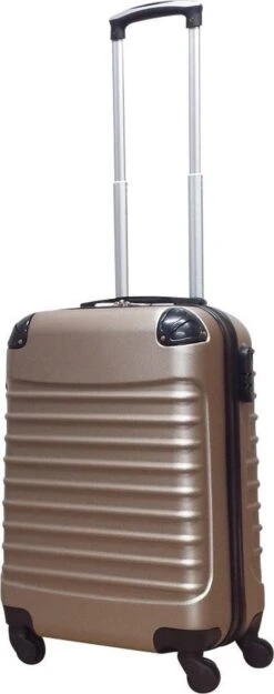 Castillo Quadrant 2 Delige ABS Kofferset (XL + S) - Champagne -Bagage24 Winkel 474x1200