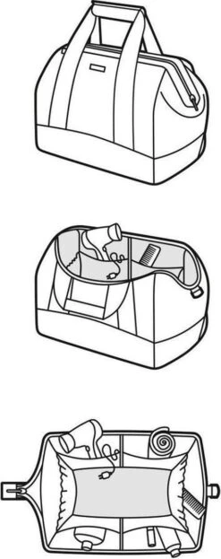 Reisenthel Allrounder M Reistas Sporttas - Maat M - 18L - Dots Zwart -Bagage24 Winkel 476x1200 1