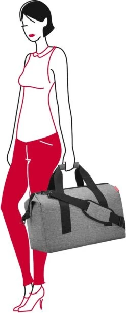 Reisenthel Allrounder L Reistas Sporttas - Maat L - 30L - Twist Silver Grijs 16 Reisenthel Allrounder L Reistas Sporttas - Maat L - 30L - Twist Silver Grijs -Bagage24 Winkel 486x1200 1