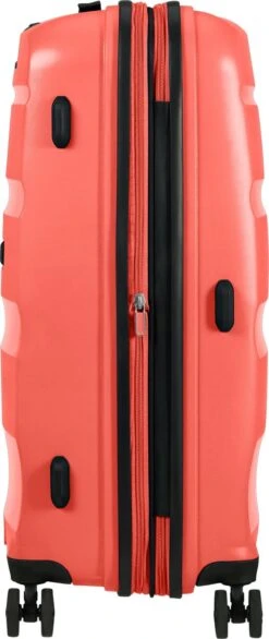 American Tourister Reiskoffer - Bon Air Dlx Spinner 66/24 Tsa Uitbreidbaar (Medium) Flash Coral -Bagage24 Winkel 506x1200