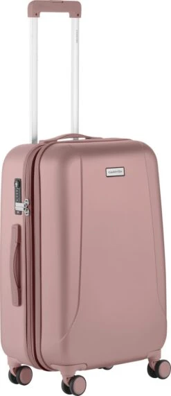 CarryOn Skyhopper Reiskoffer - 68.5cm TSA Trolley Met Expander En OKOBAN - Roze
