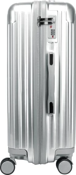 Royal Swiss - Kofferset - Cijferslot- Lichtgewicht Koffer - 4 Wielen- Zilver -Bagage24 Winkel 523x1200 6