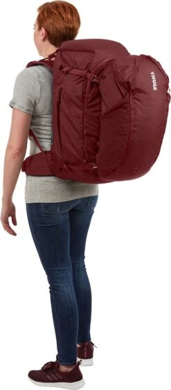 Thule Landmark Backpack 60L - Laptop Rugzak 15 Inch - Dark Bordeaux -Bagage24 Winkel 526x1200 3