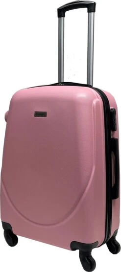 Castillo Travelerz 4 Delige ABS Kofferset - Roze -Bagage24 Winkel 533x1200 1