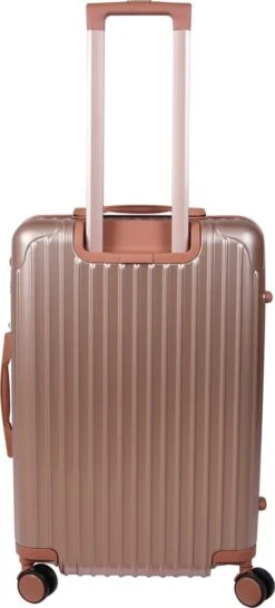 Royal Swiss - Reis Koffer - 56cm - Cijferslot- Lichtgewicht Koffer - 4 Wielen- Rosé Gold -Bagage24 Winkel 543x1200 7