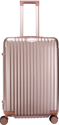 Royal Swiss - Kofferset - Cijferslot- Lichtgewicht Koffer - 4 Wielen- Rosé Gold -Bagage24 Winkel 566x1200 3