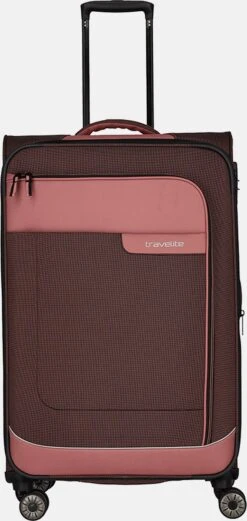 Travelite Zachte Koffer / Trolley / Reiskoffer - Viia - 77 Cm (XL) - Roze -Bagage24 Winkel 569x1200 1
